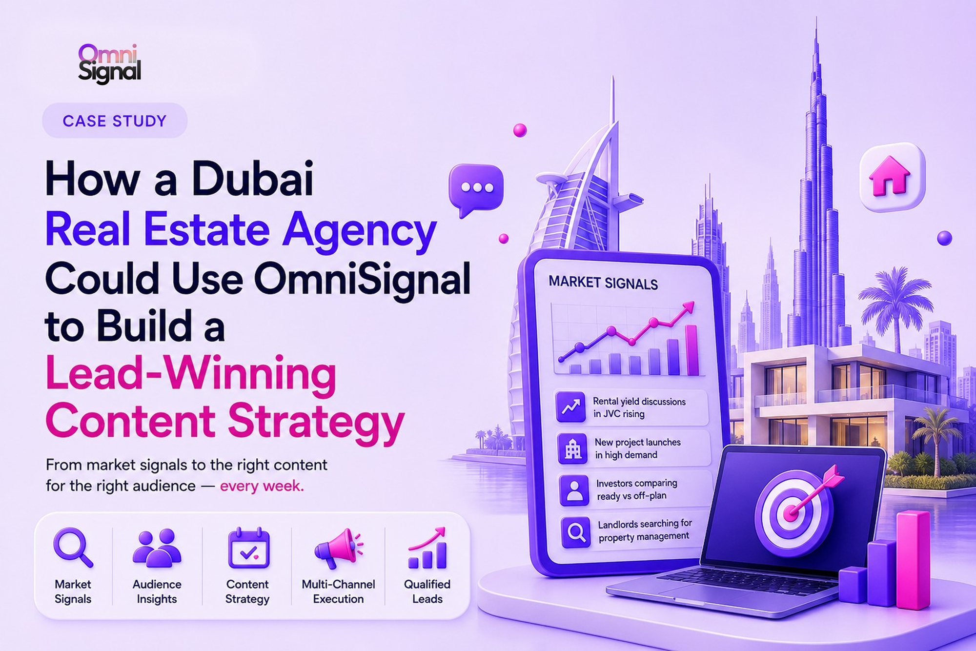 How a Dubai Real Estate Agency Could Use OmniSignal to Build a Lead-Winning Content Strategy